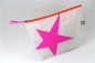 Preview: Segeltuchtasche mit pinken Stern